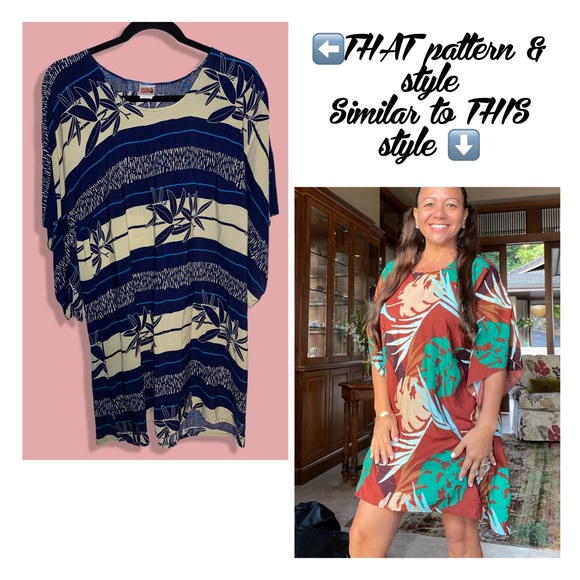 HULA BAY Dresses & Skirts - Island Style Bamboo Dress Size Small